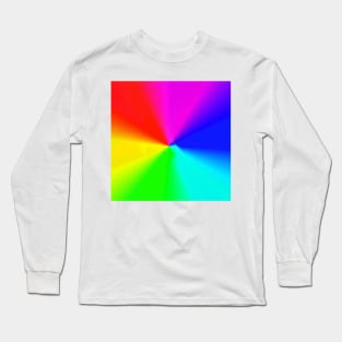multicolored rainbow abstract texture art Long Sleeve T-Shirt